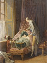 Louis Philippe Joseph d'Orléans (1747-1793), at the Cradle, 1774. Artist: Lépicié, Nicolas Bernard (1735-1784)
