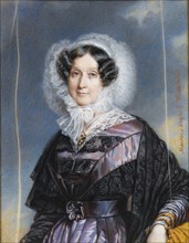 Portrait of Adélaïde d'Orléans (1777-1847). Artist: Meuret, François (1800-1887)