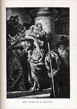 Mary Stuart led to execution, 1882. Artist: Benczúr, Gyula (1844-1920)
