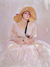 Portrait of Raquel Meller (1888-1962), 1919. Artist: Sorolla y Bastida, Joaquín (1863-1923)
