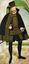 Portrait of Augustus, Elector of Saxony (1526-1586), c. 1570. Artist: Cranach, Lucas, the Younger (1515-1586)
