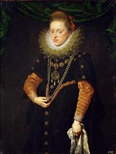 Portrait of Constance of Austria (1588?1631), queen of Poland, ca 1603. Artist: Pourbus, Frans, the Younger (1569-1622)