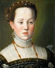 Archduchess Anna of Austria (1549-1580), Queen of Spain, ca 1563. Artist: Arcimboldo, Giuseppe (1527-1593)