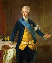 Portrait of Gustav III of Sweden, 1771. Artist: Pasch, Lorenz II (1733-1805)