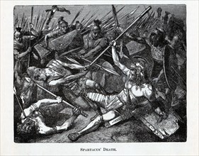 Spartacus' Death, 1882. Artist: Anonymous