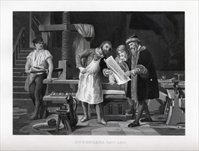 Gutenberg 1400-1468, 1882. Artist: Anonymous