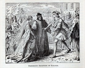 Friedrich's Reception of Eleanor, 1882. Artist: Werthmann, Wilhelm (active 1854-1885)