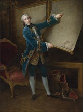Portrait of the Comte de Vaudreuil (1740-1817). Artist: Drouais, François-Hubert (1727-1775)
