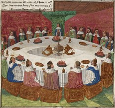 The Knights of the Round Table, ca 1475. Artist: Évrard d'Espinques (active 1440-1494)