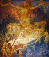 Apotheosis of the Slavs. Slavs for Humanity, 1926. Artist: Mucha, Alfons Marie (1860-1939)