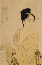 The Fancy-Free Type, from the series Ten Types in the Physiognomic Study of Women, c. 1793. Artist: Utamaro, Kitagawa (1753-1806)