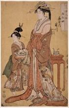 Takigawa of the Ogiya Eight, from the series Immortals in the Art of Love, 1793. Artist: Utamaro, Kitagawa (1753-1806)