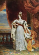 Portrait of Empress Alexandra Fyodorovna (Charlotte of Prussia), Emperor's Nicholas I. wife (1798-18 Artist: Dawe, George (1781-1829)