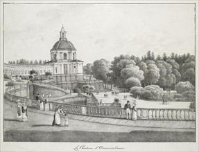 View of the Church of the Great Palace in Oranienbaum, 1821-1822. Artist: Martynov, Andrei Yefimovich (1768-1826)