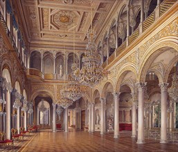 Interiors of the New Hermitage. The Pavilion Hall. Artist: Hau, Eduard (1807-1887)