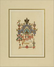 Program for the opera A Life for the Tsar by M. Glinka. Artist: Ropet, Ivan Pavlovich (1845-1908)