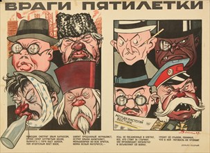 The enemies of the Five Year Plan, 1929.