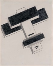 Suprematist Cross Architecton, 1926.