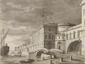 The Hermitage Theatre in Saint Petersburg (Curtain design), after 1802.