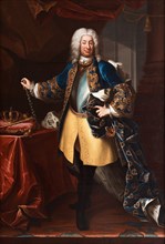Portrait of King Frederick I of Sweden (1676-1751), ca 1730.