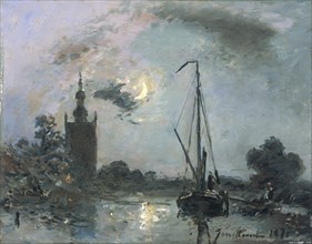 Overschie in the Moonlight, 1871.