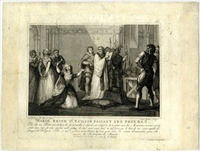 The last hours of Mary Stuart, Queen of Scots, 1794.