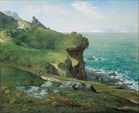 Cliffs at Gréville, 1871.