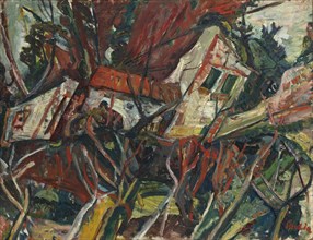 Landscape with Red Roof, ca 1919.