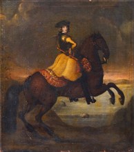 Portrait of the King Charles XII of Sweden (1682-1718).