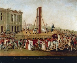 The Execution of Marie Antoinette on October 16, 1793, Late 18th cent..