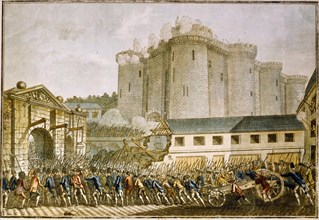 The Storming of the Bastille, 1789.