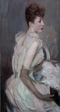 Portrait of Countess De Leusse, née Berthier, 1889.