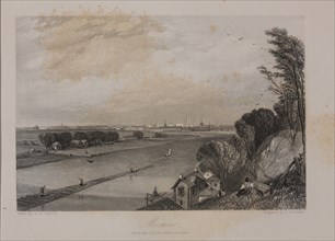 View of Moscow from the Neskuchny Garden, 1836.