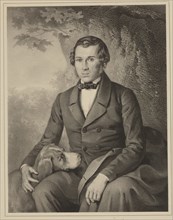 Portrait of the writer Yevhen Pavlovych Hrebinka (1812-1848), 1859.