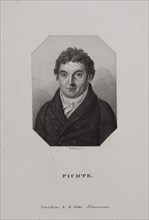 Portrait of Johann Gottlieb Fichte (1762-1814), 1810s.