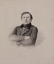 Portrait of the Philosopher Ivan Ivanovich Davydov (1794-1863), 1840s.