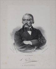 Portrait of the Publisher Andrey Alexandrovich Krayevsky (1810-1889), 1860s.