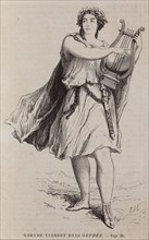 Pauline Viardot as Orfeo in the opera Orpheo ed Euridice by Ch, Gluck, 1890.