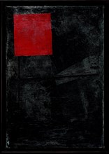 Red square on a black background, 1920-1924.