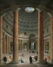 Interior of the Pantheon, Rome, 1735.
