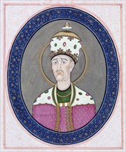 Portrait of Agha Mohammad Khan Qajar (1742-1797), Shah of Persia, c. 1840.