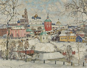 View of the Trinity Lavra of St, Sergius, 1923.