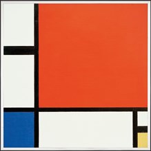 Composition with Red, Yellow, and Blue, 1930.
