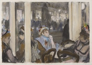Women on a Cafe Terrace, Evening, 1877.