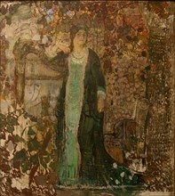 Harpist, Portrait of Tatiana Sergeevna Bartseva (1886-1984), 1908.