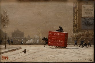 Winter in Paris, 1870s.