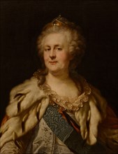 Portrait of Empress Catherine II (1729-1796), 1790s.