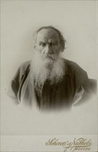 Portrait of the author Count Lev Nikolayevich Tolstoy (1828-1910).