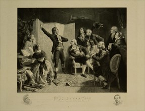 Rouget de Lisle (1760-1836) singing La Marseillaise.