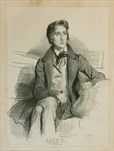 Portrait of the composer Franz Liszt (1811-1886).